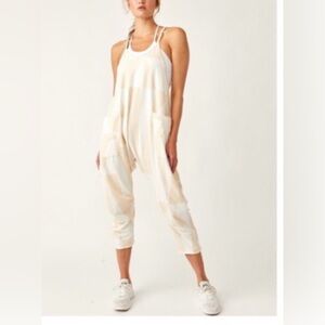 Free People Hot Shot RARE Printed Onsie/Incline Bamboo Combo